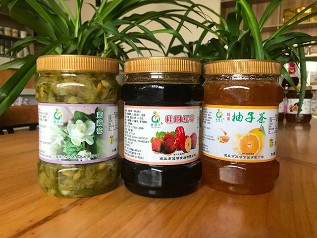 茉莉花花茶、桂圓紅棗花茶、柚子花茶